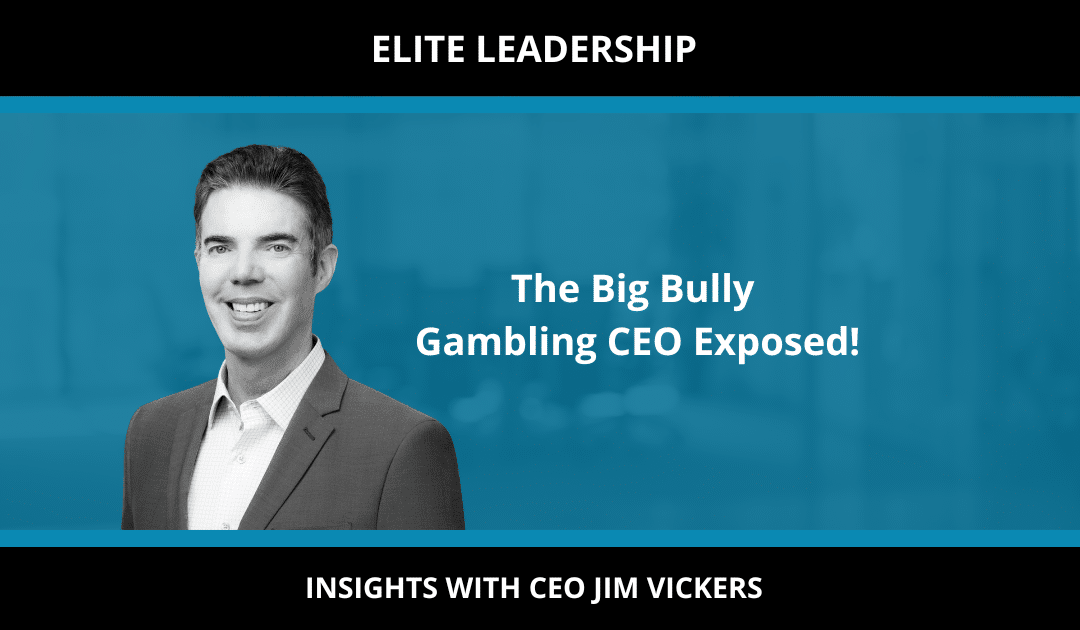 The Big Bully Gambling CEO Exposed!