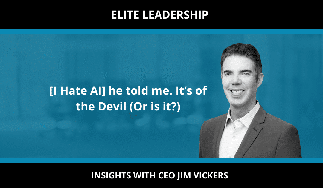 [I Hate AI] he told me. It’s of the Devil (Or is it?)