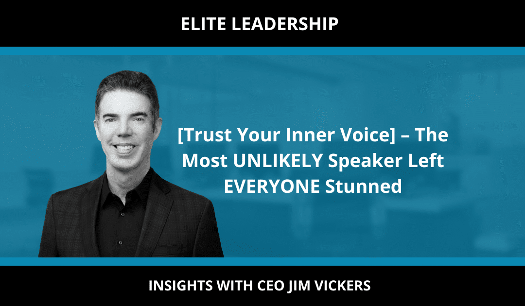 [Trust Your Inner Voice] – The Most UNLIKELY Speaker Left EVERYONE Stunned