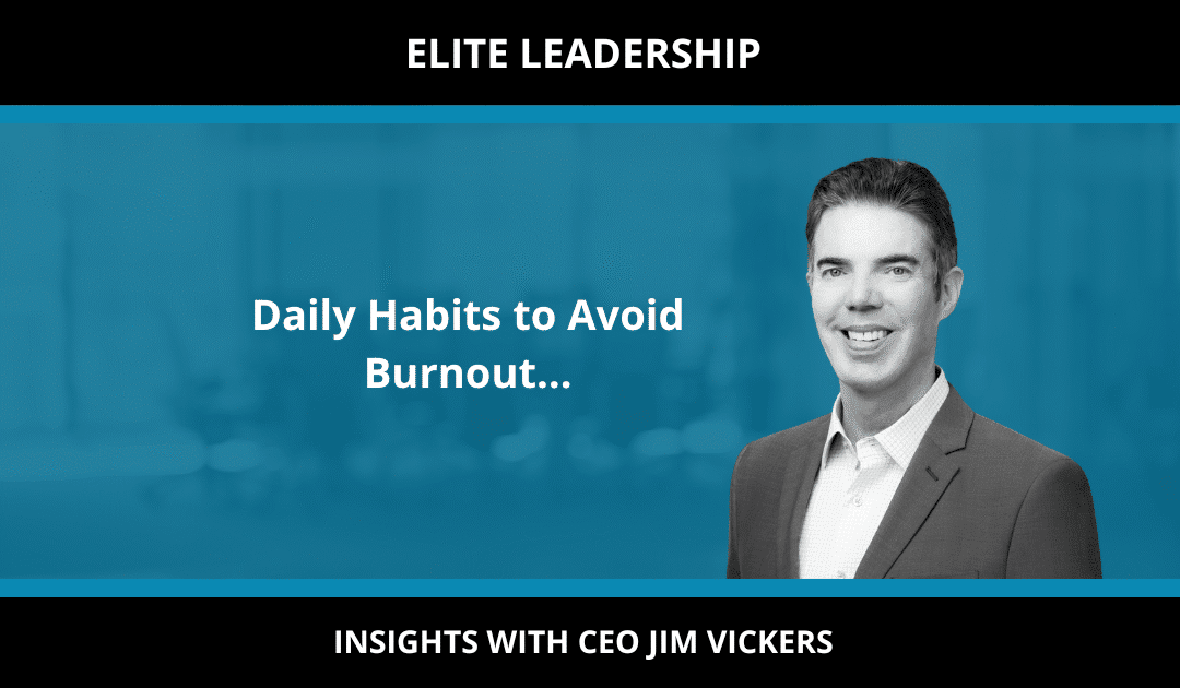 Daily Habits to Avoid Burnout…