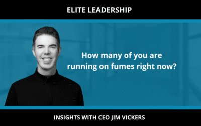 How many of you are running on fumes right now?