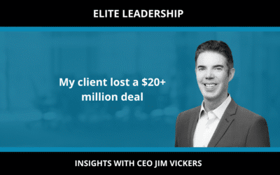 My client lost a $20+ million deal.